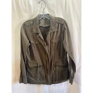Maison Jules Olive Utility Jacket – Size Small (P2P 19”)